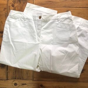 Counterparts White Capris